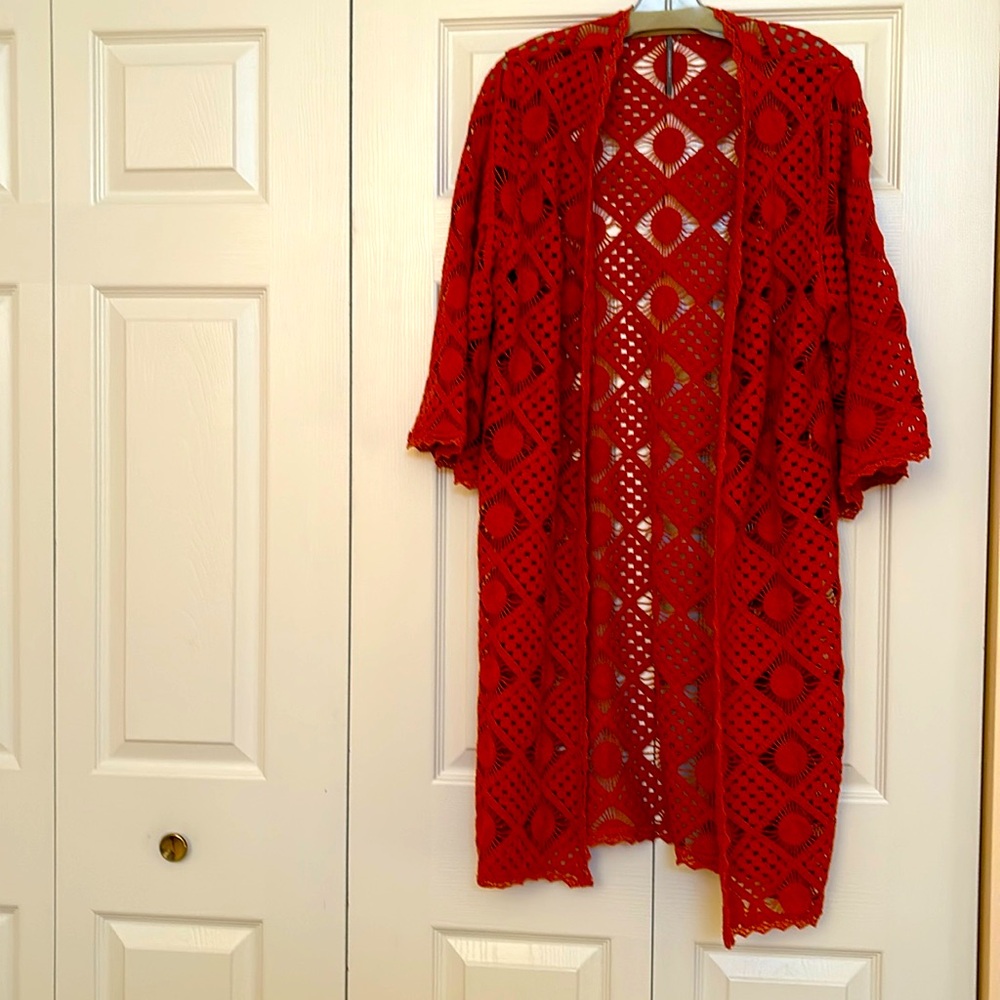 Crochet topper from Anthropology